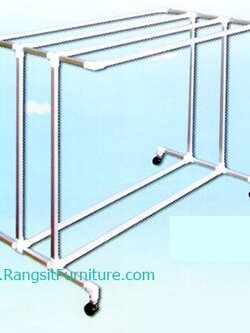 ชื่อสินค้า: ราวพาดผ้อลูมิเนียมลอน อย่างหนา 1 ม.