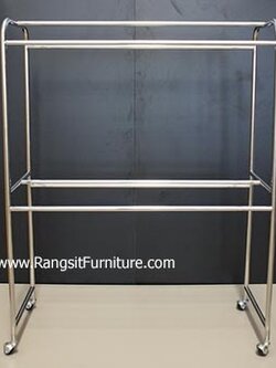 ราวตากผ้าสแตนเลส 1.2 ม. ไม่มีห่วง