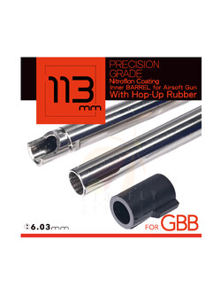UNICORN 113mm Nitroflon Coating 6.03MM Ultimate Precision Inner Barrel For GBB
