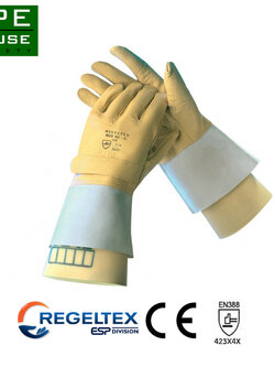 ถุงมือหนังสวมทับถุงมือยางกันไฟฟ้า REGELTEX