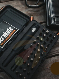 GUN POWER TOOL 37PC .50 CALIBER STANDARD SCREWDRIVER SET - Dark Earth