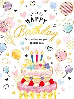 การ์ดอวยพรวันเกิด Jumbo <A3 (4K)