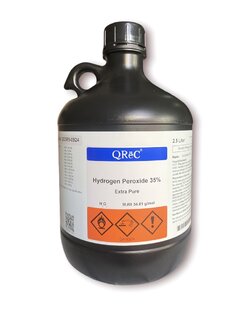 Hydrogen Peroxide 35%, 2.5 L -Qrec newzealand