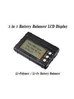 3in1 Battery Balancer LCD Display