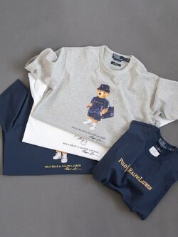 **any**เสื้อยืด Ralph Lauren สกรีนหมี มี 4 สี ใส่ได้ ชาย หญิง สินค้าใหม่ ของแท้