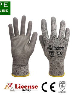 ถุงมือกันบาด DYNEEMA เคลือบ PU