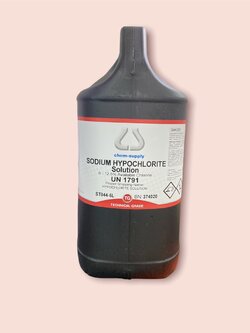 Sodium Hypochlorite 8-12% AR, 2.5 L -Chemsupply Spain