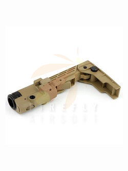 Retractable Folding Buttstock For M4/ M16 AEG (DE)