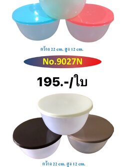 ชามสลัด 9027 (ราคาต่อโหล)