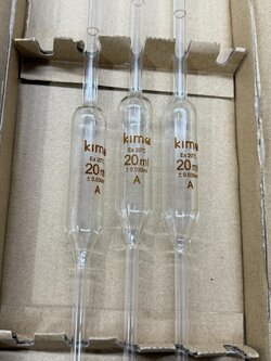 Pipette, Volumetic 0.5,1,2,5,10,25,50,100 มล