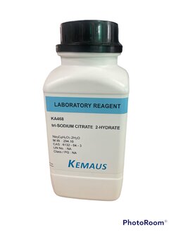 tri-Sodium Citrate 2-Hydrate, 500 g -Kemaus Australia