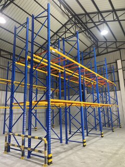 ชั้นเก็บสินค้าในคลังสินค้ามือสองสองสูง4.0เมตรราคา5200.บ