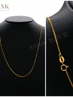 สร้อยอิตาลี่: สร้อยคอทองคำ18Kนำเข้าจากอิตาลี่