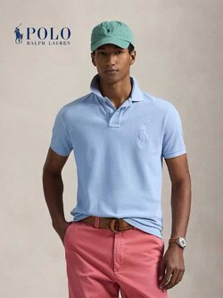 **do** เสื้อคอโปโล Polo Ralph Lauren Big Pony Men's Polo มี 3 สี สินค้าใหม่ ของแท้