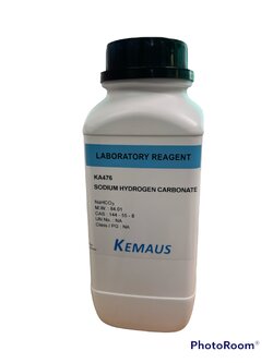 Sodium Hydrogen Carbonate AR, 1 kg -Kemuas Australia