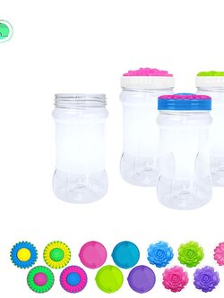 โหลกาแฟ 555-R (ราคาต่อโหล/สินค้าเป็นแบบคละฝาไม่สามารถเลือกฝาได้)