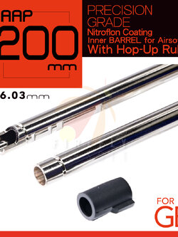 200mm UNICORN Nitroflon Coating 6.03MM Ultimate Precision Inner Barrel For AAP GBB