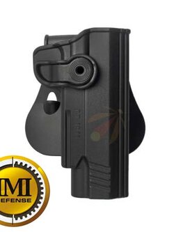 Polymer Retention Gun Holster for PT1911 & PT1911 with rail - BLACK