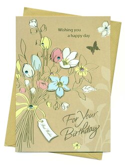 การ์ดอวยพรวันเกิด Retro