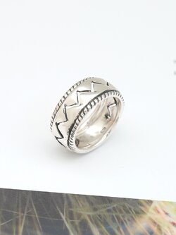 แหวนเงินแท้: แหวนผู้ชาย ใส่ติดนิ้วเท่ห์ๆ มีไซส์ สำหรับผู้ชายนิ้วใหญ่