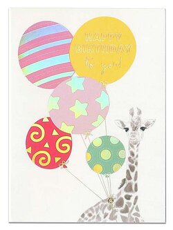 การ์ดอวยพรวันเกิด ชุดเพื่อนสี่ขา มีให้เลือก 7 แบบ