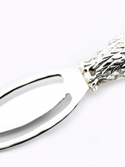 ที่คั่นหนังสือทำจากเงินแท้ (Sterling silver bookmark-wise owl) รหัส NKS-81