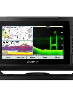 Garmin ECHOMAP UHD2 72cv เมนูไทย+GT20-TM แถมฟรี แผนที่ทะเล Bluechart g3