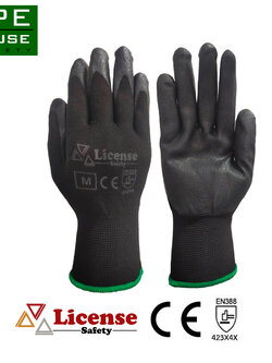 ถุงมือไนล่อนเคลือบไนไตร License