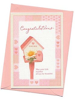 การ์ดแสดงความยินดี Congratulations