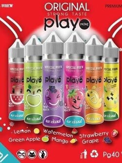Play More Fresh Breath - มี6กลิ่นให้เลือก 60ml 3mg