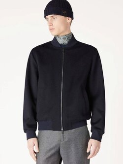 **mix** เสื้อกันหนาว Loro Piana LP Ivy Bomber Jacket Cashmere สินค้าใหม่ ของแท้