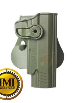 Polymer Retention Gun Holster for PT1911 & PT1911 with rail - OD GREEN