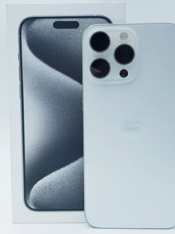 🤍 iPhone 15 Pro Max 256GB White Titanium 🤍 ความจุเยอะ ครบกล่อง ราคาสุดคุ้ม! 🤍