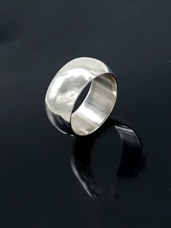 แหวนเงินเกลี้ยง หน้ากว้าง 10 มิลลิเมตร (Silver Plain Ring )