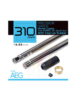 UNICORN 310mm Nitroflon Coating 6.03MM Ultimate Precision Inner Barrel For AEG