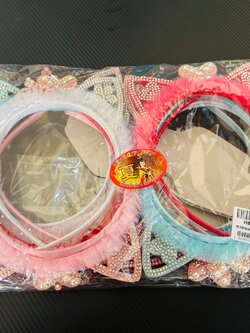 คาดผมมงกุฎเพชร 3196(ราคาต่อโหล)