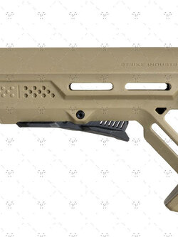 STRIKE INDUSTRIES VIPER MOD1 MIL-SPEC CARBINE STOCK FOR AR GBB SERIES - FDE (SI-STRIKE-ES-MOD1)