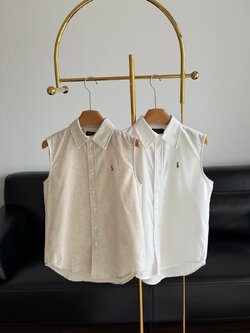 **DO** เสื้อลินินแขนกุด Polo Ralph Lauren มี 2 สีให้เลือก สินค้าใหม่ ของแท้