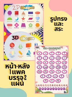 โปสเตอร์สระไทย+รูปทรง PT2(ราคาต่อโหล)