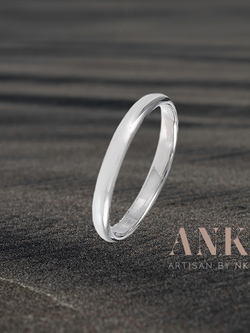 แหวนเงินแท้ 925 แหวนปลอกแหวนมีด แหวนเกลี้ยง