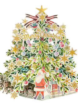 การ์ดคริสต์มาส Pop-Up ญี่ปุ่น สามมิติ Merry Christmas