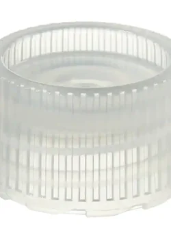 Nalgene™ PPCO High Profile Closures with White Coders for Micro Packaging Vials: Sterile, Bulk Pack, closure 11, 1000/pk