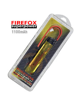 FIREFOX Li-Polymer BATTERRY 15C 1100mAh/11.1V