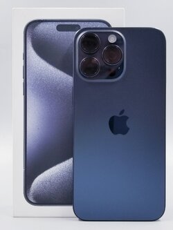 iPhone 15 Pro Max 256GB Blue Titanium สวยครบกล่อง เครื่องเดิมๆครับ