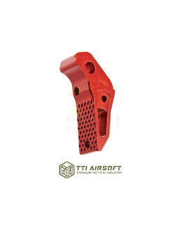 TTI Airsoft Tactical Adjustable Airsoft Trigger for G Series GBB Pistol (Red)