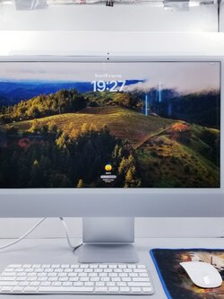 🍋 iMac 24" M1 8GB/256GB Silver (2021) 🍋 🍉 #หายาก i Mac 24" M1 สเปคดี ครบกล่อง มีปกศ. 8 เดือน 🍉