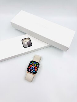 🎪Apple Watch Series 9 GPS 45mm Starlight🎪 สภาพดี ครบกล่อง⌚