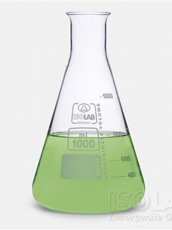 ISOLAB ERLENMEYERS - clear - glass - narrow neck, 25-2000 ml