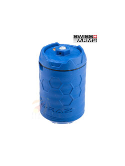 Swiss Arms ERAZ Polymer 360 Degree Reusable Green Gas Grenade (Color: Blue)