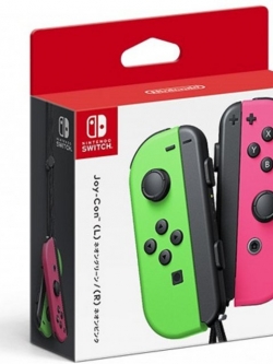 NINTENDO SWITCH JOY-CON CONTROLLERS (Green/Pink)